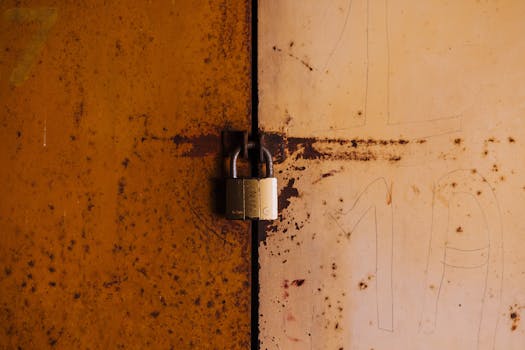 Icon representing cybersecurity, showing a shield with a padlock.