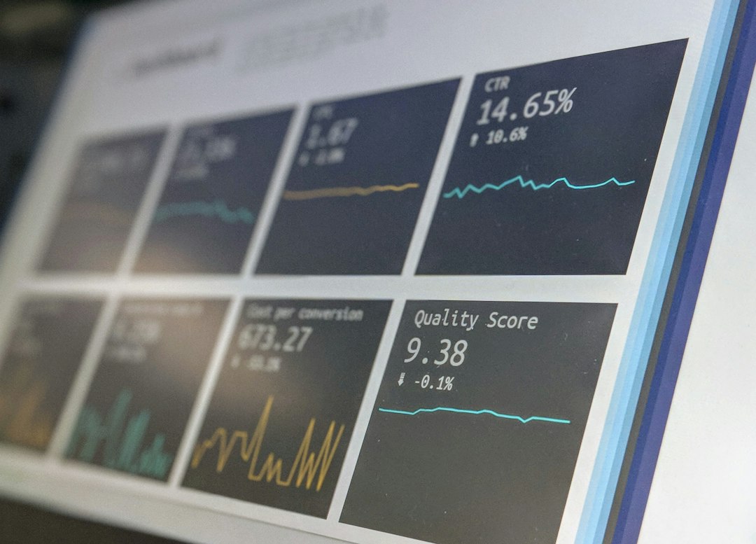 Marketing team analyzing email campaign results on a dashboard